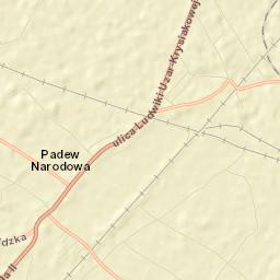 Padew Narodowa Street Map
