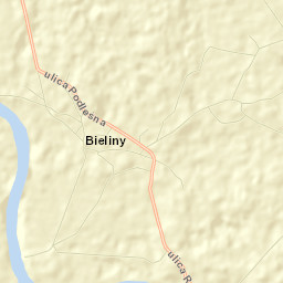 Bieliny Street Map