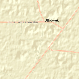 Ulhówek Street Map