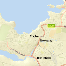 Newquay Street Map