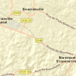 Beaurainville Street Map