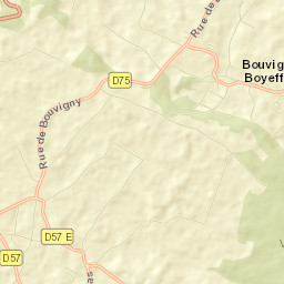 Bouvigny-Boyeffles Street Map