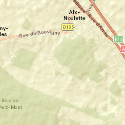 Aix-Noulette Street Map