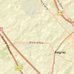 Angres Street Map
