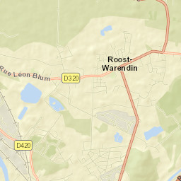 Roost-Warendin Street Map