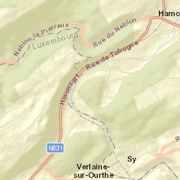 Hamoir Street Map