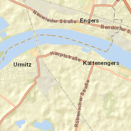Urmitz Street Map