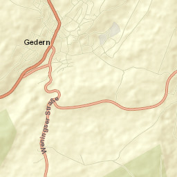 Gedern Street Map