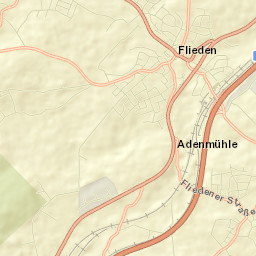 Flieden Street Map