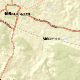 Hildburghausen Street Map