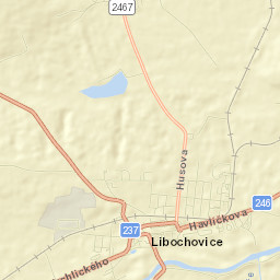 Libochovice Street Map