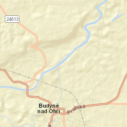 Budyně nad Ohří Street Map