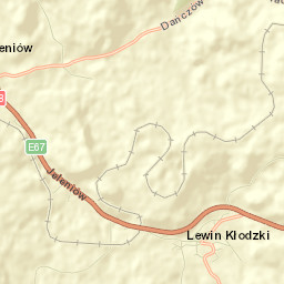 Lewin Kłodzki Street Map