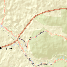 Szczytna Street Map