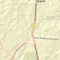 Orzech Street Map