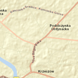 Krzeszów Street Map