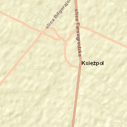 Księżpol Street Map