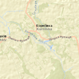 Korniyivka Street Map