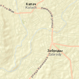 Kalach Street Map