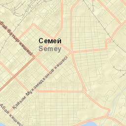 Semey Street Map