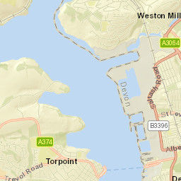 Torpoint Street Map