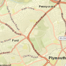 Plymouth Street Map