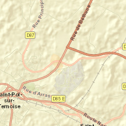 Saint-Pol-sur-Ternoise Street Map
