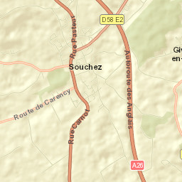 Souchez Street Map