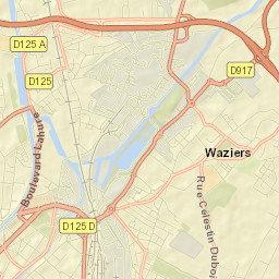 Waziers Street Map