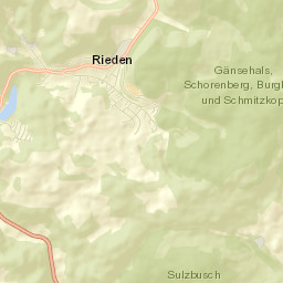 Rieden Street Map