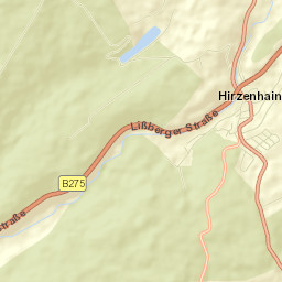 Hirzenhain Street Map