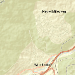 Wildflecken Street Map