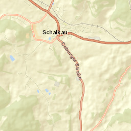 Schalkau Street Map