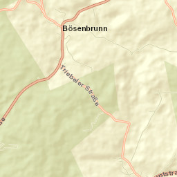 Bösenbrunn Street Map