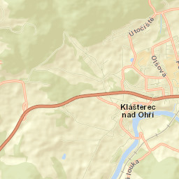 Klášterec nad Ohří Street Map