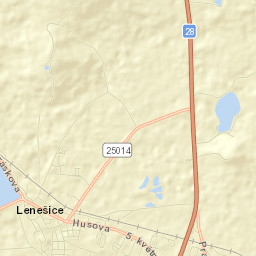 Lenešice Street Map