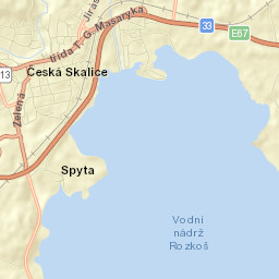 Česká Skalice Street Map