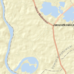 Januszkowice Street Map