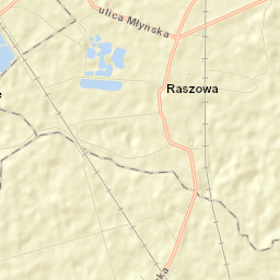 Raszowa Street Map