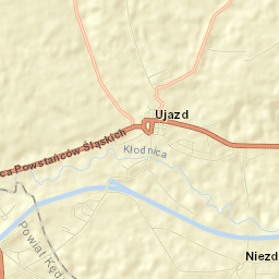 Ujazd Street Map
