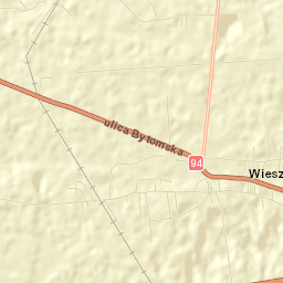 Wieszowa Street Map