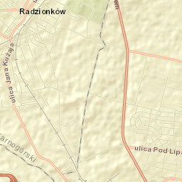 Radzionków Street Map