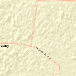Potok Górny Street Map