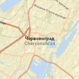 Chervonohrad Street Map