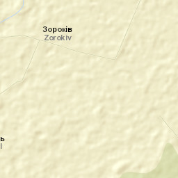 Zorokiv Street Map