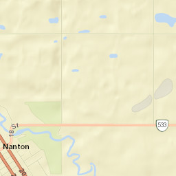 Nanton Street Map
