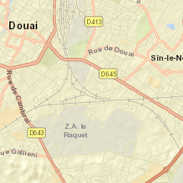 Douai Street Map