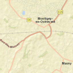 Montigny-en-Ostrevent Street Map