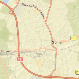 Somain Street Map