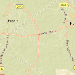 Hornaing Street Map